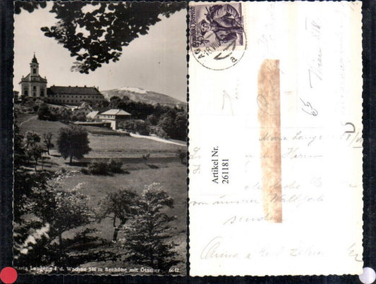261181,Maria Langegg in d. Wachau Kirche m. Ötscher