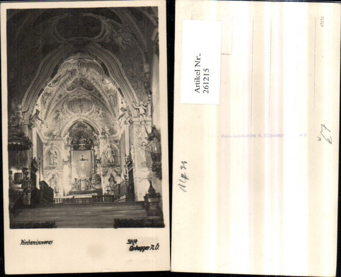 261215,Stift Ardagger Kirche Innenansicht