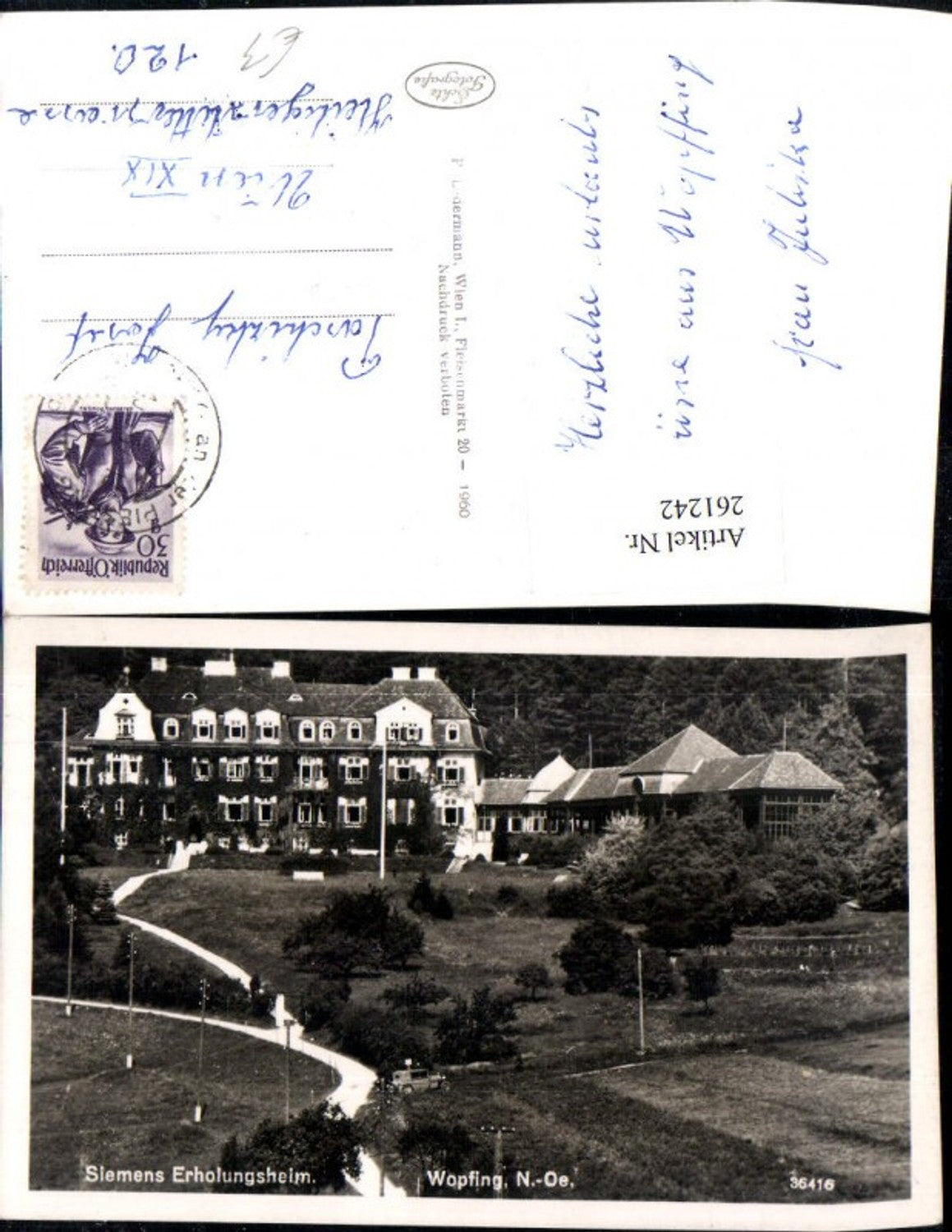 Alte Ansichtskarte – Old Postcard