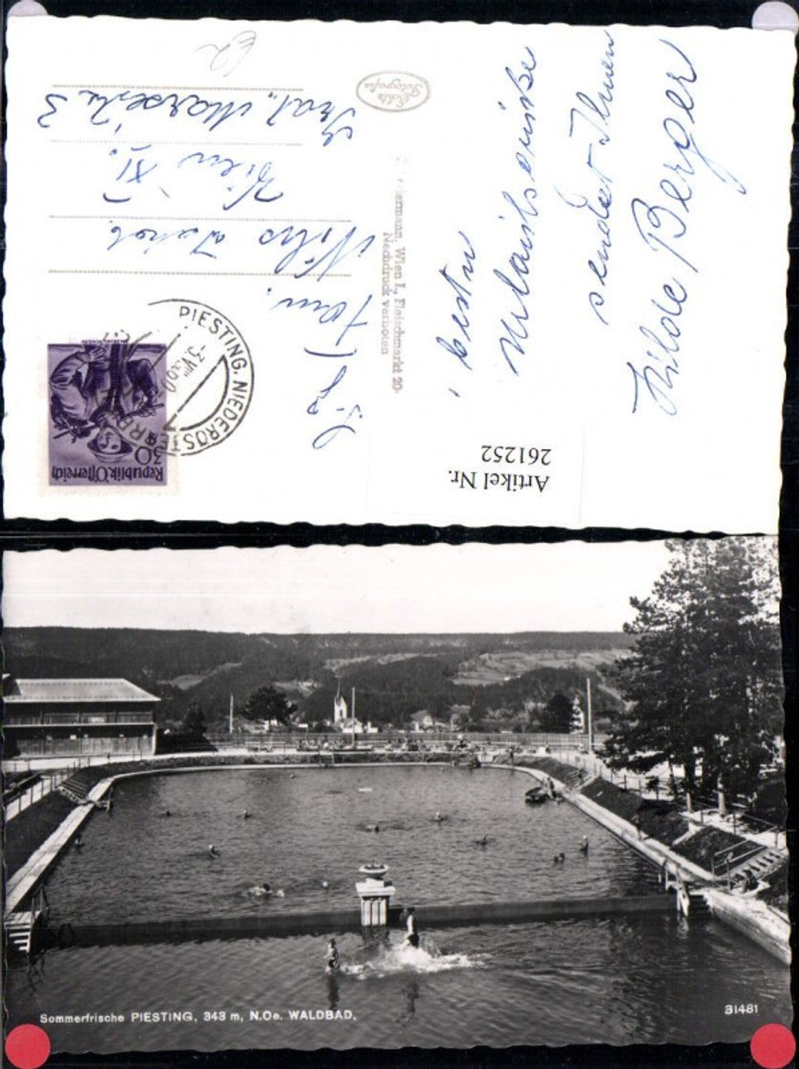 Alte Ansichtskarte – Old Postcard