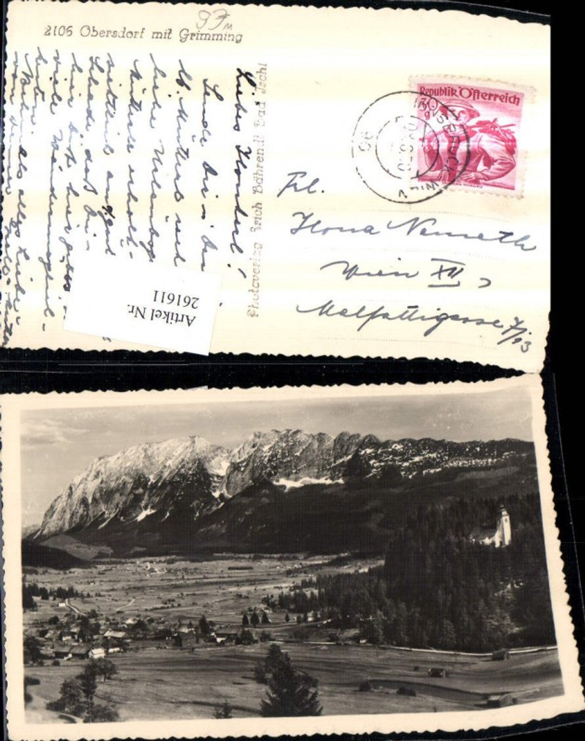 Alte Ansichtskarte – Old Postcard