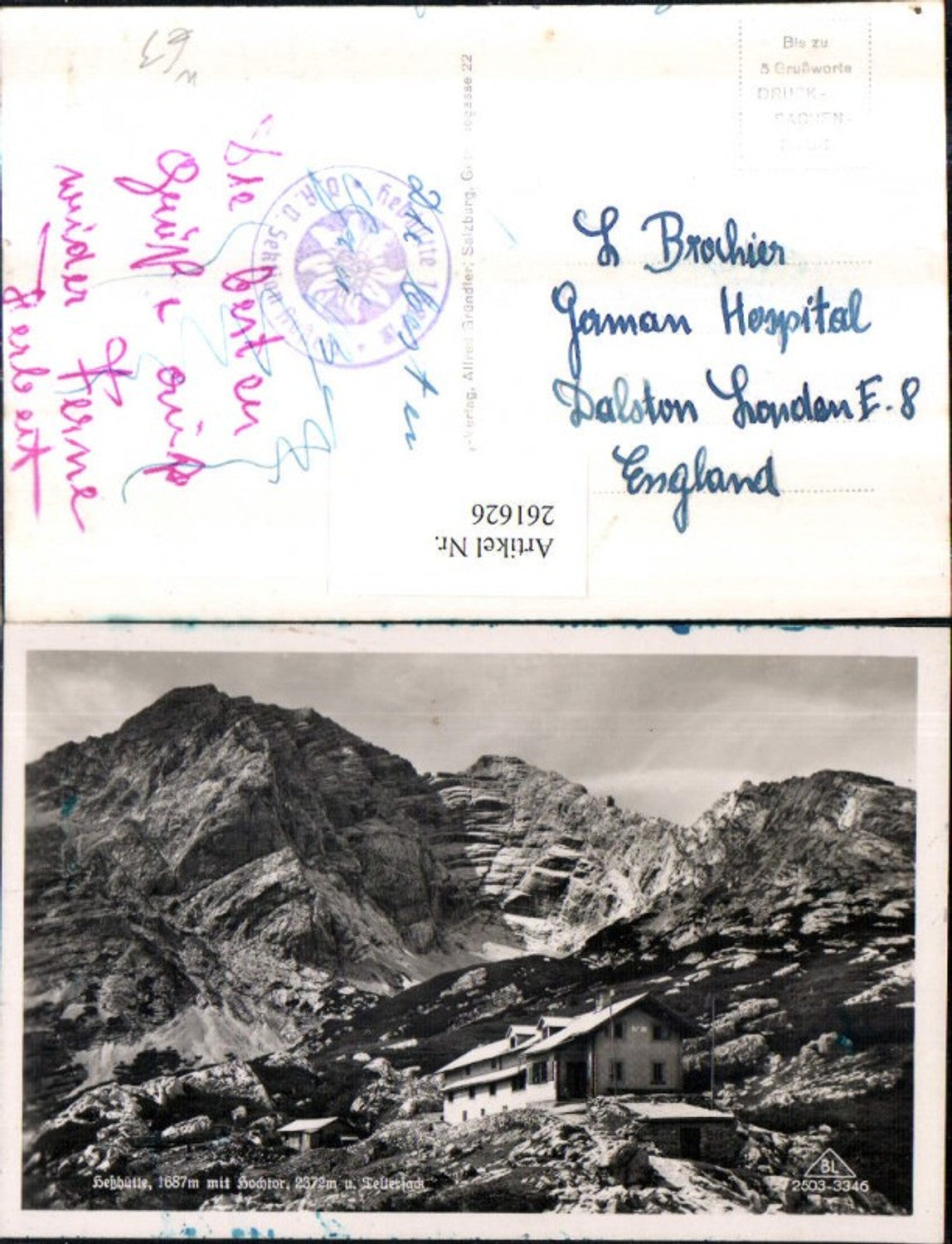 Alte Ansichtskarte – Old Postcard