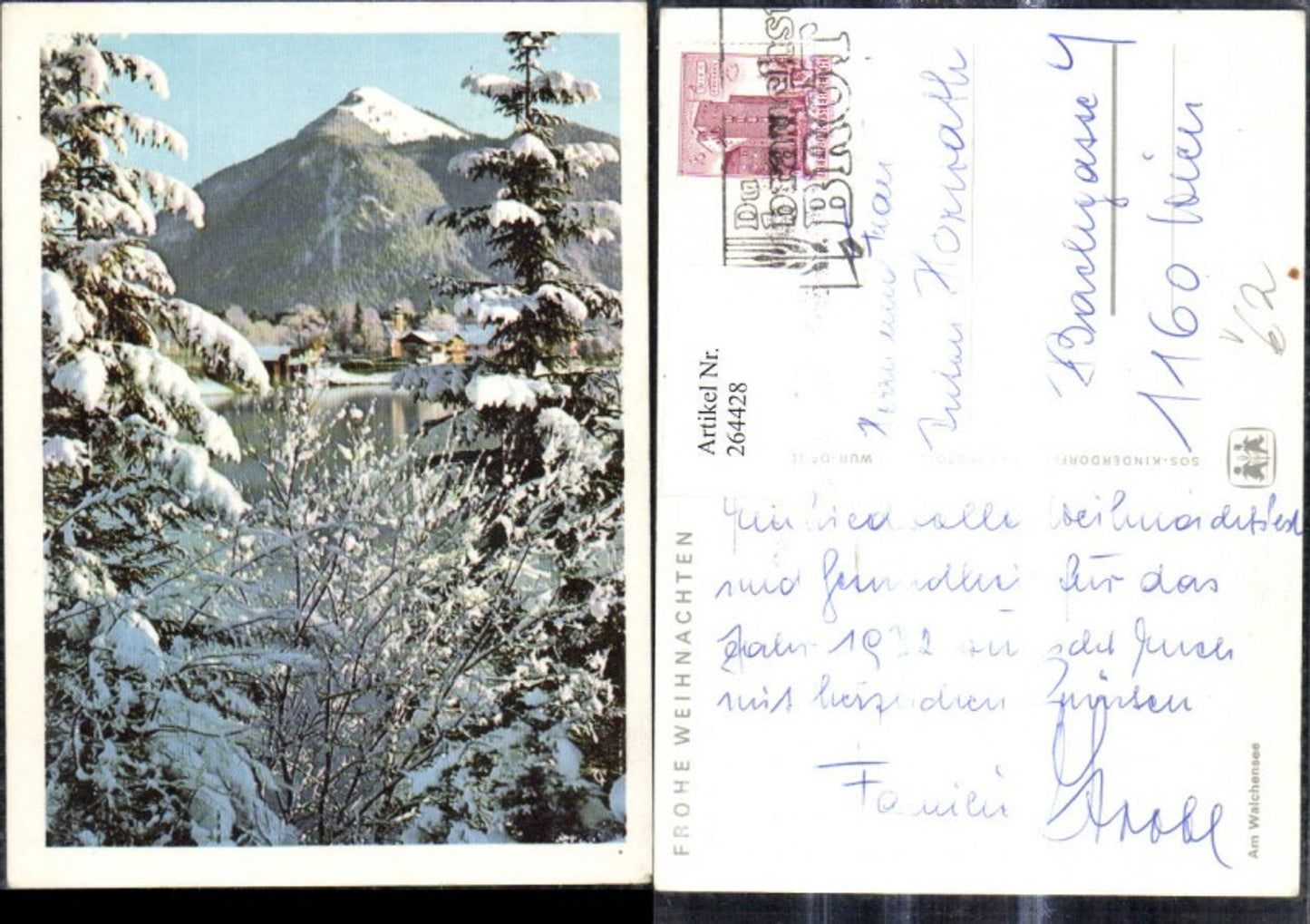 264428,SOS Kinderdorf Am Walchensee Winterlandschaft Frohe Weihnachten
