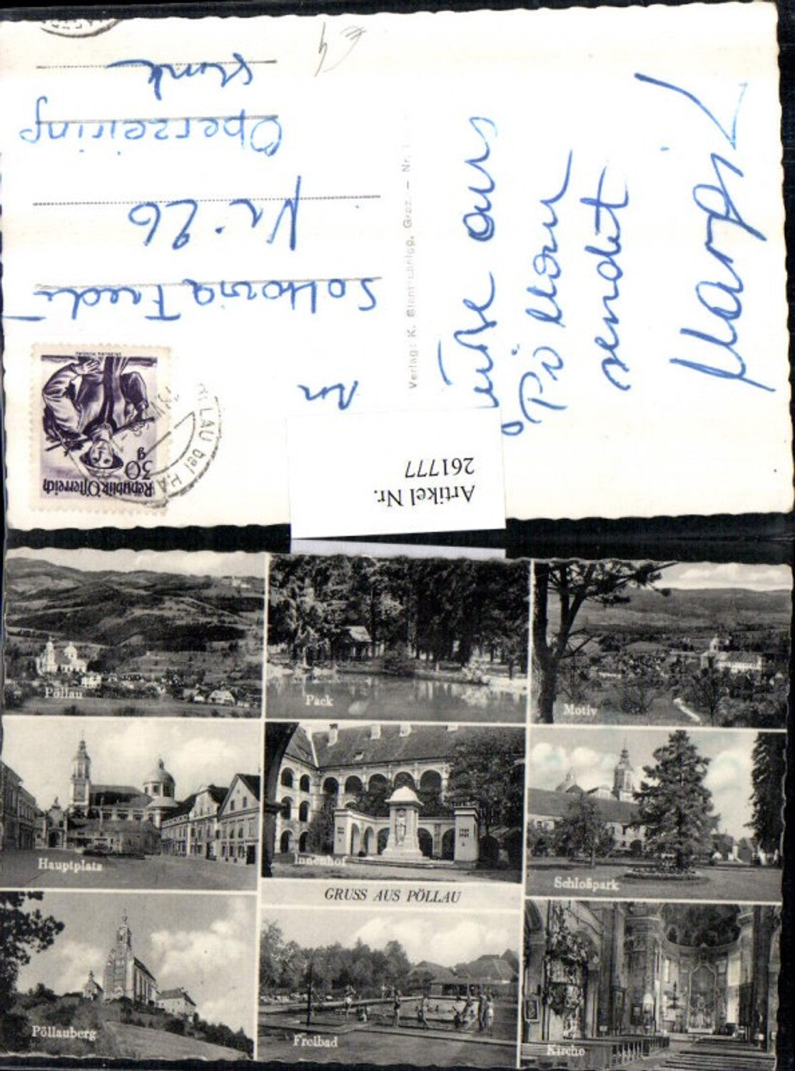 Alte Ansichtskarte – Old Postcard
