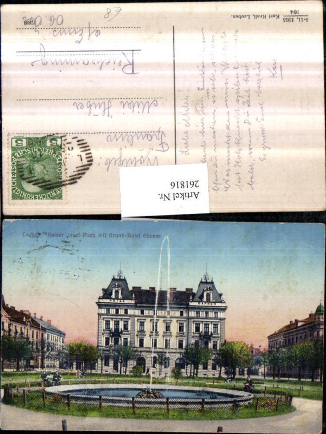 Alte Ansichtskarte – Old Postcard