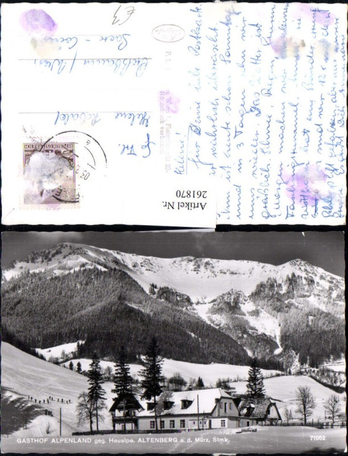 Alte Ansichtskarte – Old Postcard