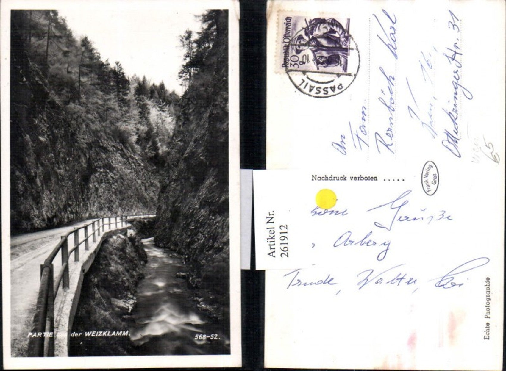 Alte Ansichtskarte – Old Postcard