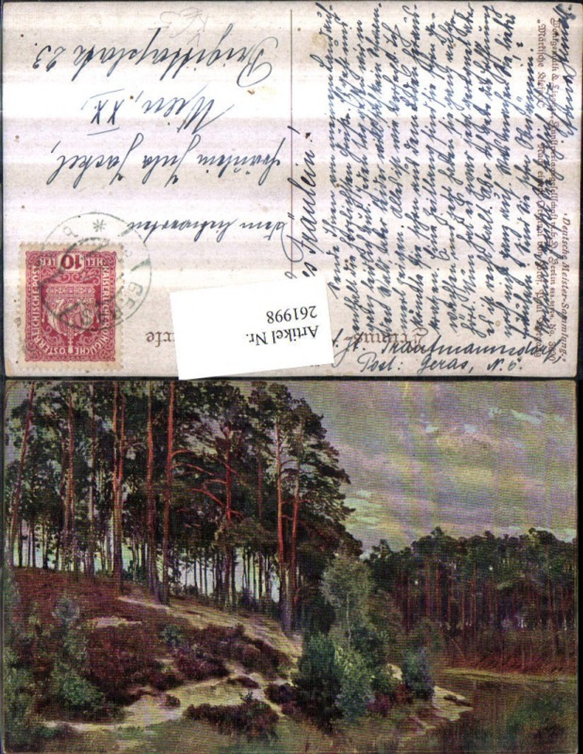 261998,Primus AK 3020 Künstler Paul Vorgang Märkische Kiefern Wald