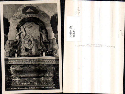 262051,Gurk Krypta Hemmaaltar Statuen