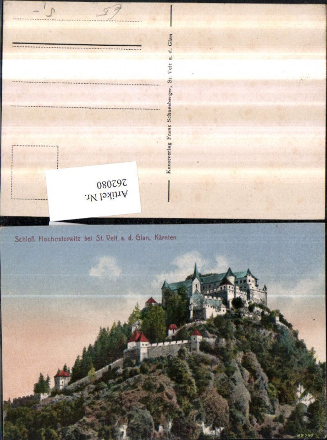 262080,Schoss Burg Hochosterwitz b. St. Veit an d. Glan