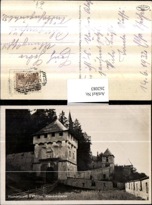 262083,Burg Hochosterwitz b. St. Veit an d. Glan Khevenhüllertor Tor