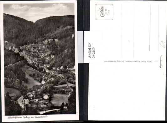 269449, Triberg in the Black Forest, total mountain scenery