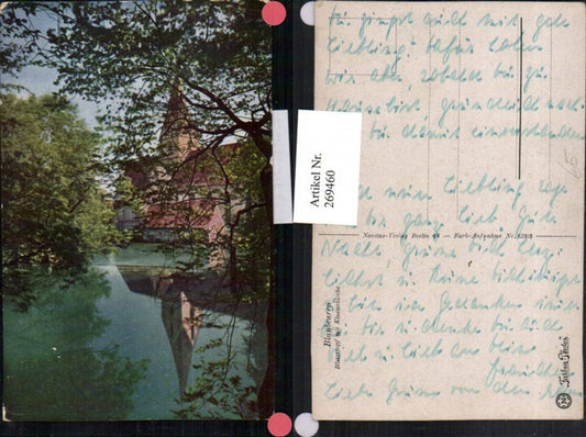 269460, Blaubeuren Blautopf spring with monastery church