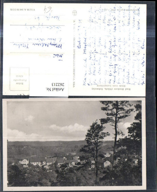 262213,Bad Buckow Märkische Schweiz Totale Blick v. Luisenberg pub VEB 5/134