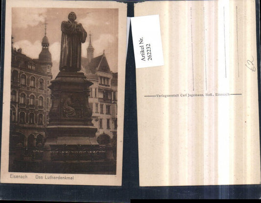 262232, Eisenach The Luther Monument