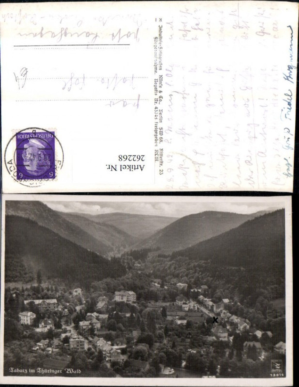 262268,Tabarz im Thüringer Wald Totale