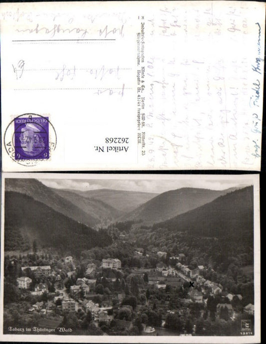 262268, Tabarz in the Thuringian Forest (Total view)