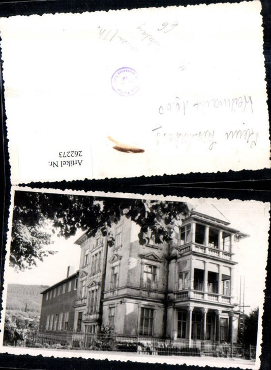 262273,Foto AK Waltershausen in Thüringen Heim Klosterberg Gebäude