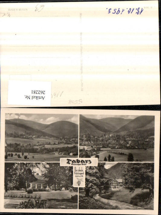 262281,Tabarz im Thüringer Wald Totale Mehrbildkarte