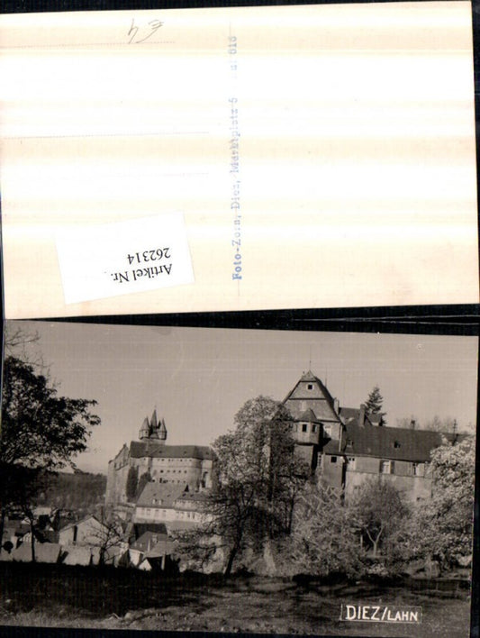 262314,Diez an d. Lahn Teilansicht Schloss Burg