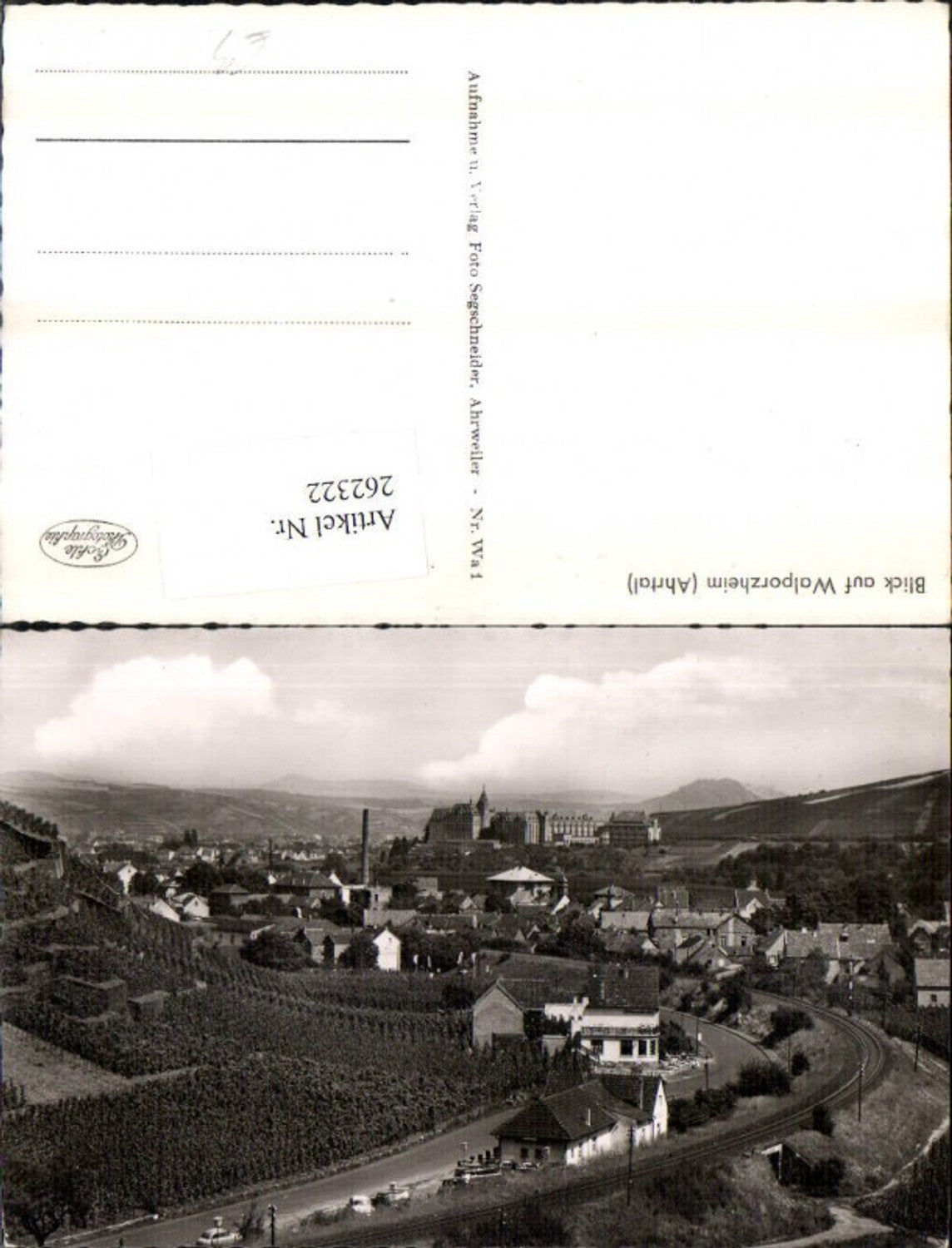 262322,Blick auf Walporzheim im Ahrtal Totale