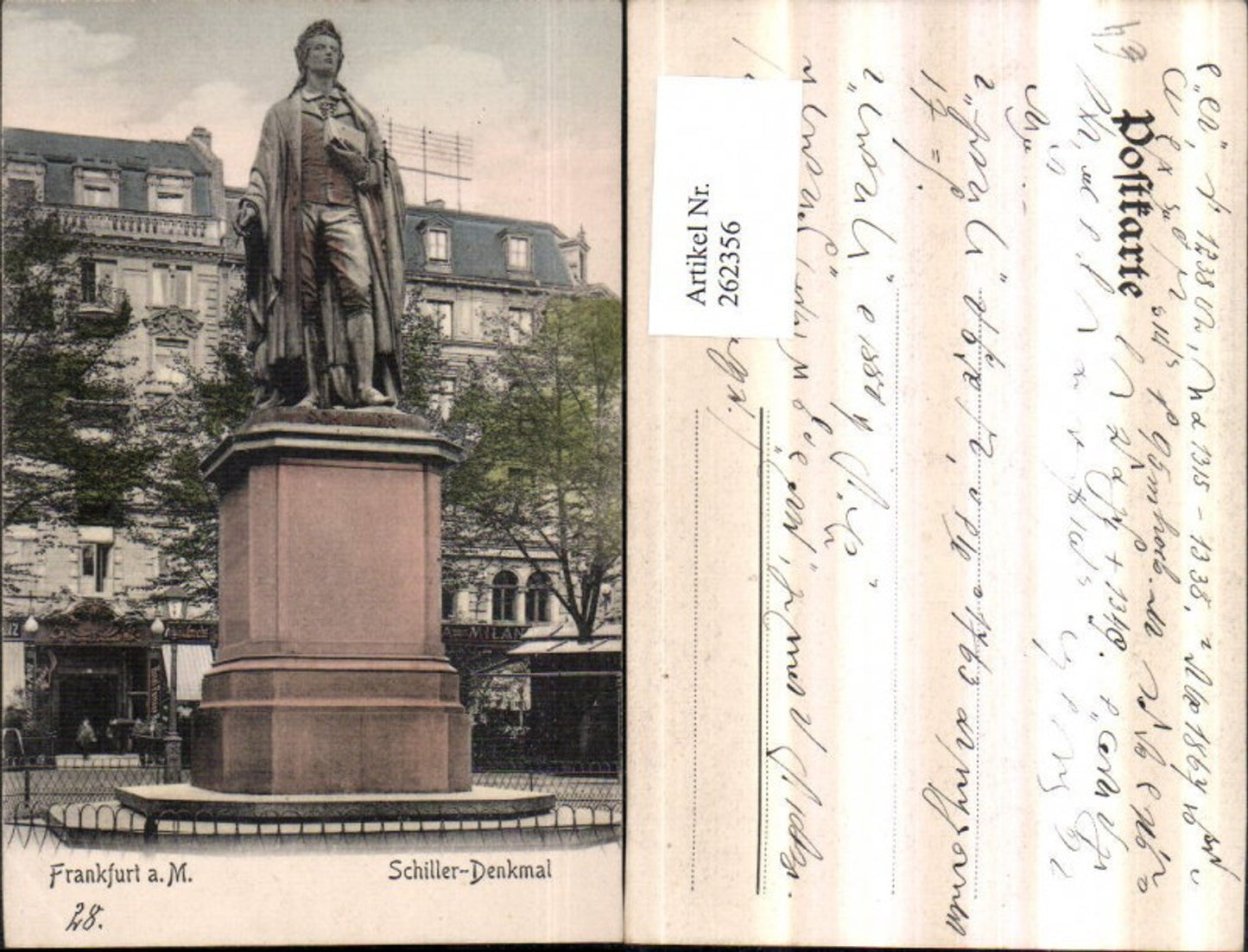 262356,Frankfurt am Main Schiller-Denkmal