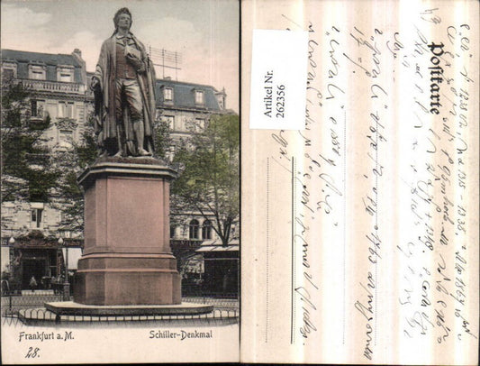262356,Frankfurt am Main Schiller-Denkmal
