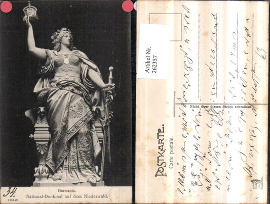 262357,National-Denkmal auf d. Niederwald b. Rüdesheim Germania