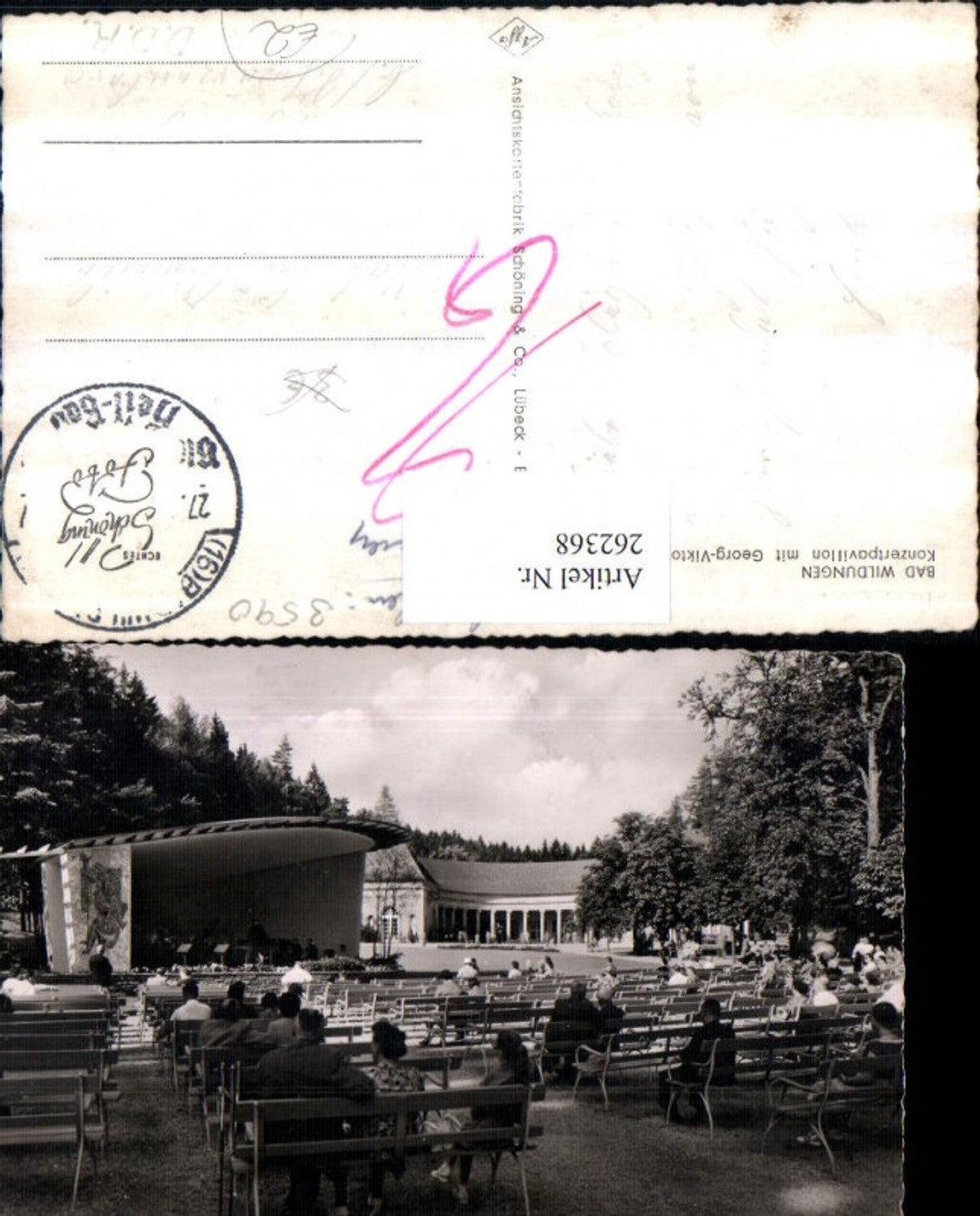 262368,Bad Wildungen Konzertpavillon m. Georg-Viktor-Quelle