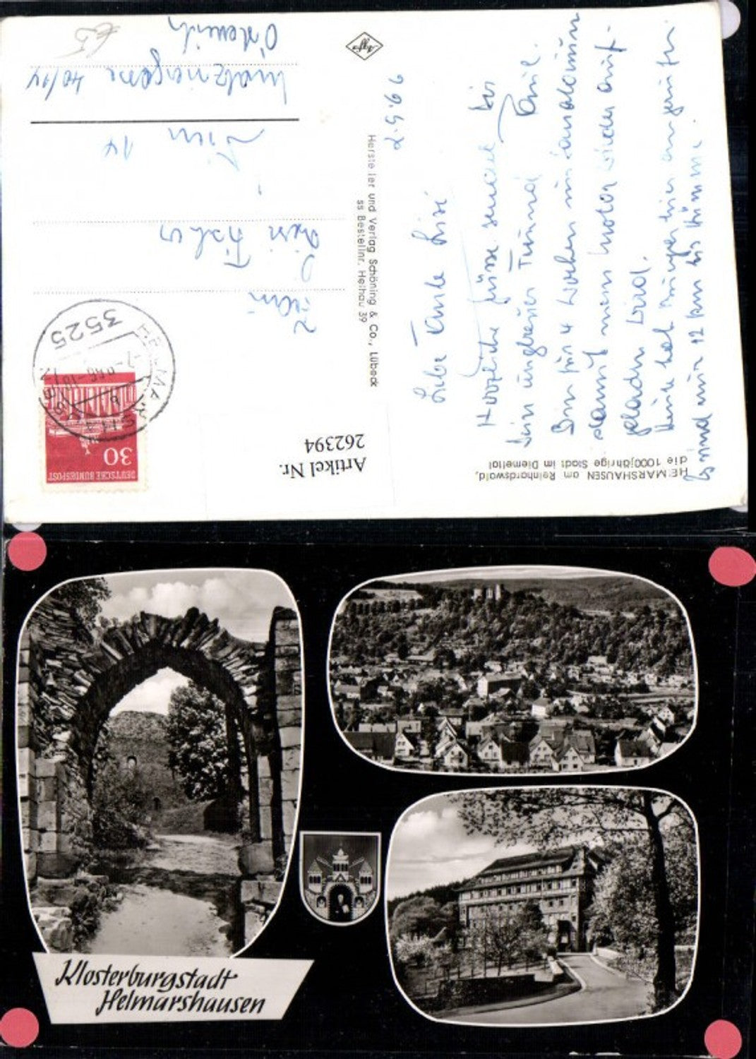 262394,Helmarshausen am Reinhardswald Totale Mehrbildkarte