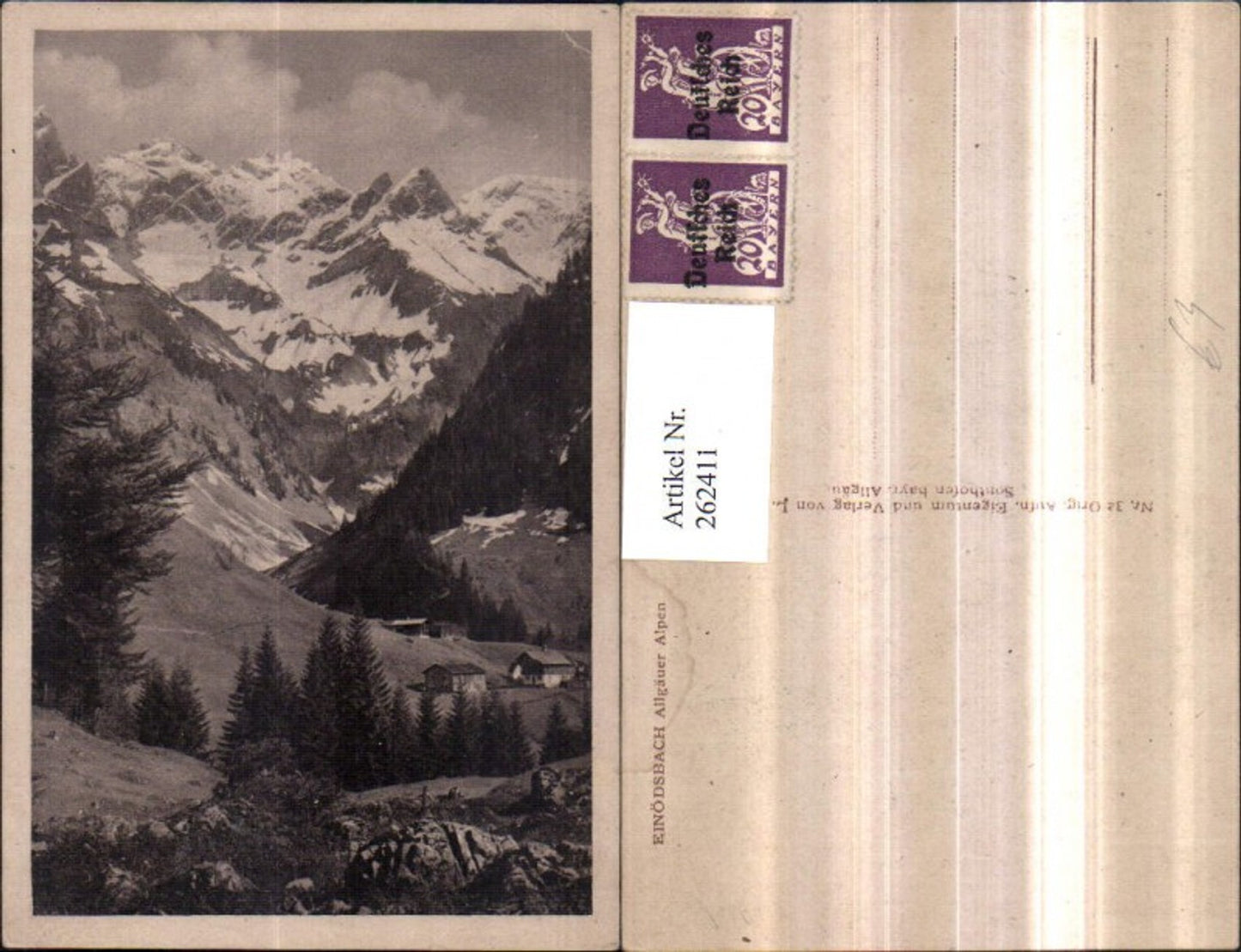 262411,Einödsbach Allgäuer Alpen Bergkulisse