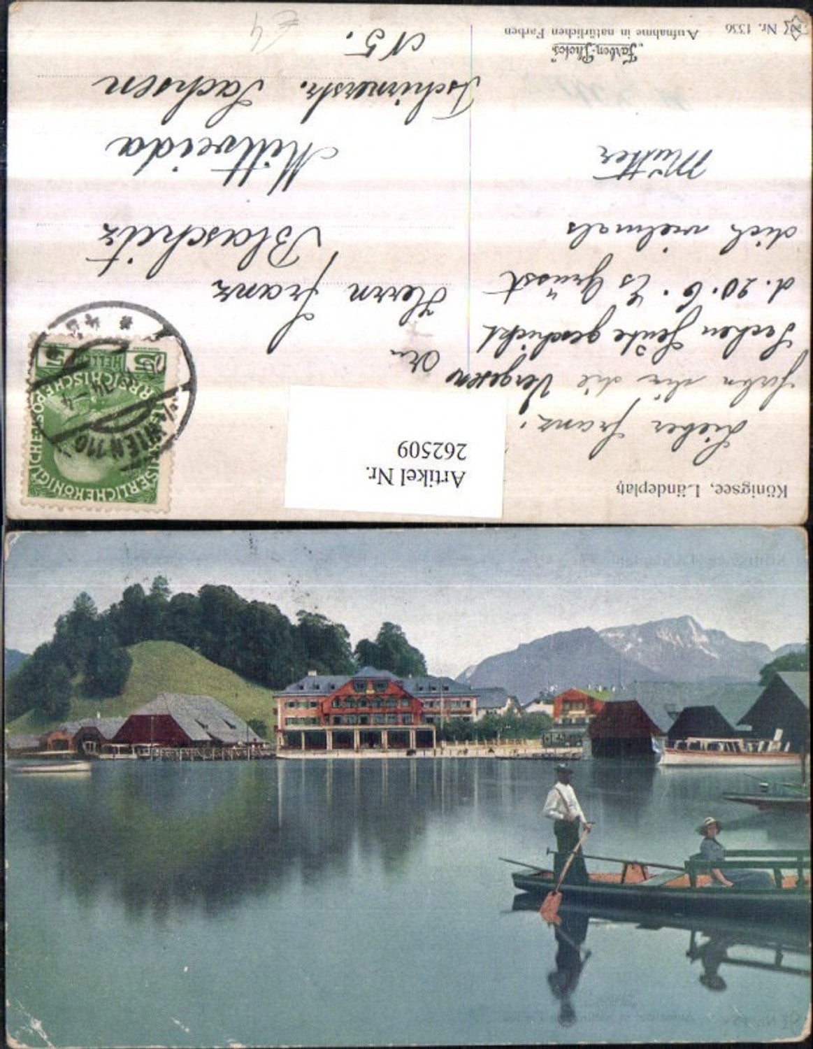 262509,Königssee b. Berchtesgaden Ländeplatz Ruderboot