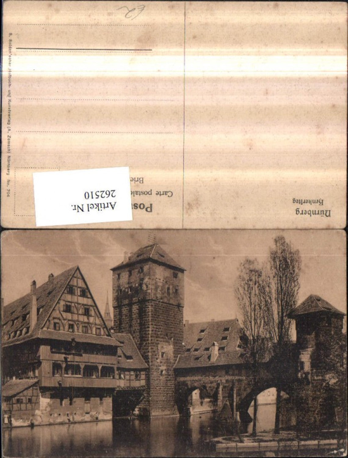 262510,Nürnberg Henkersteg Turm Brücke
