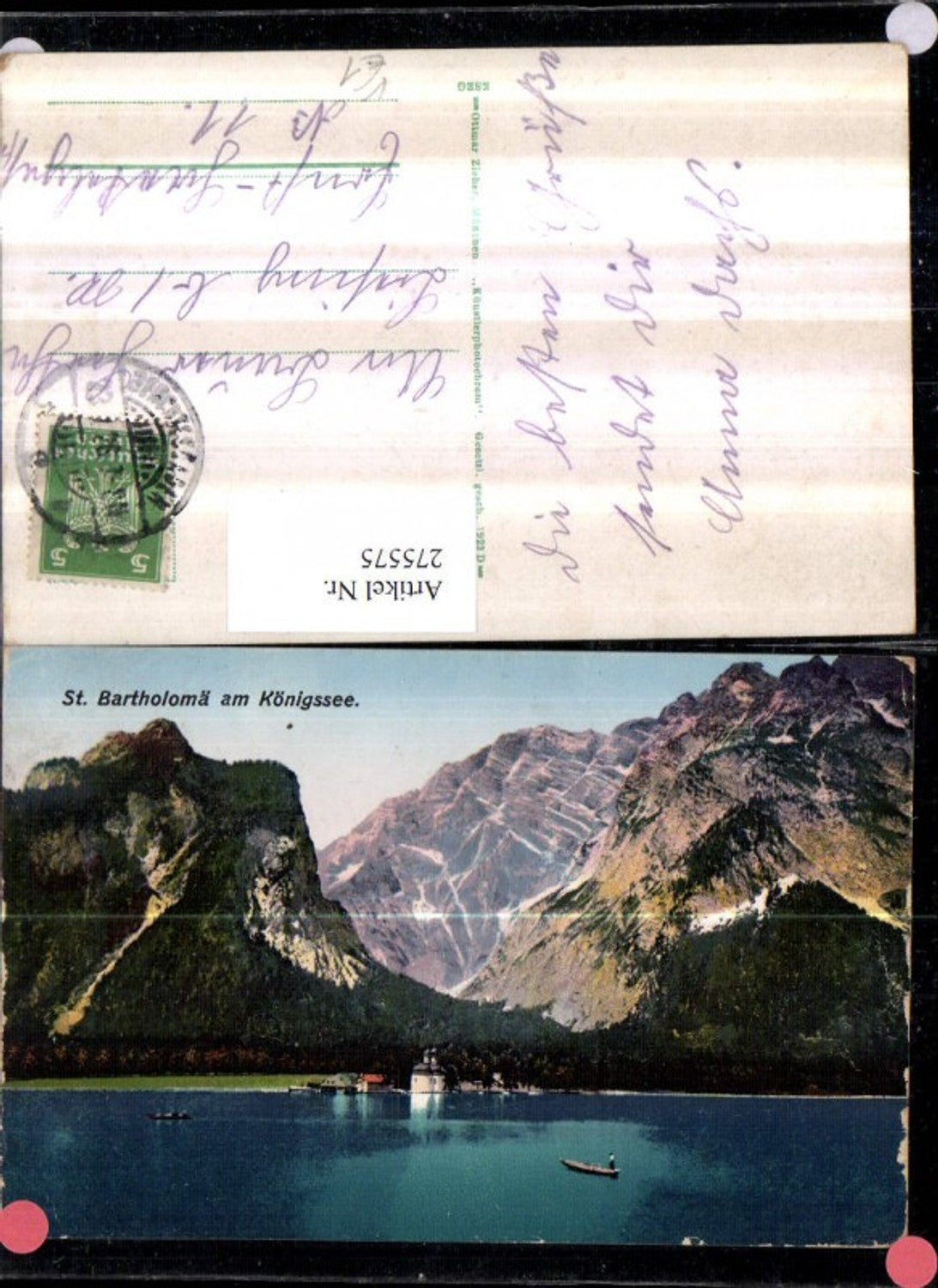275575,St. Bartholomä am Königssee Bergkulisse pub Ottmar Zieher