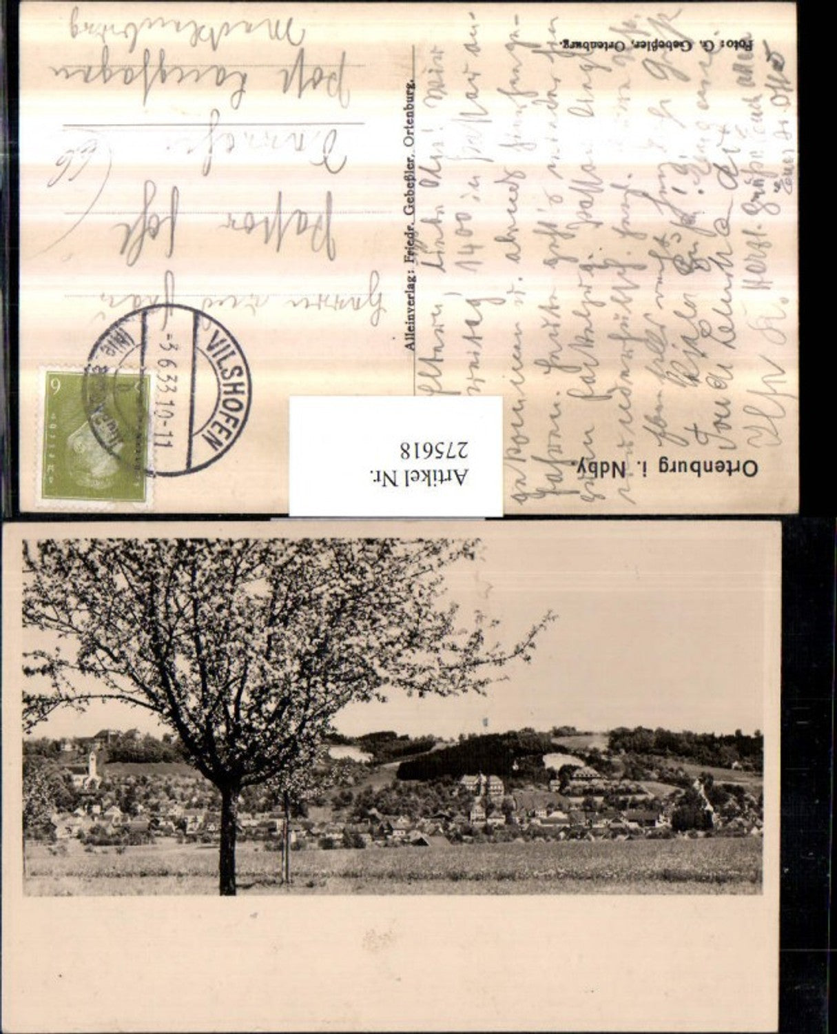 275618,Ortenburg in Niederbayern Totale