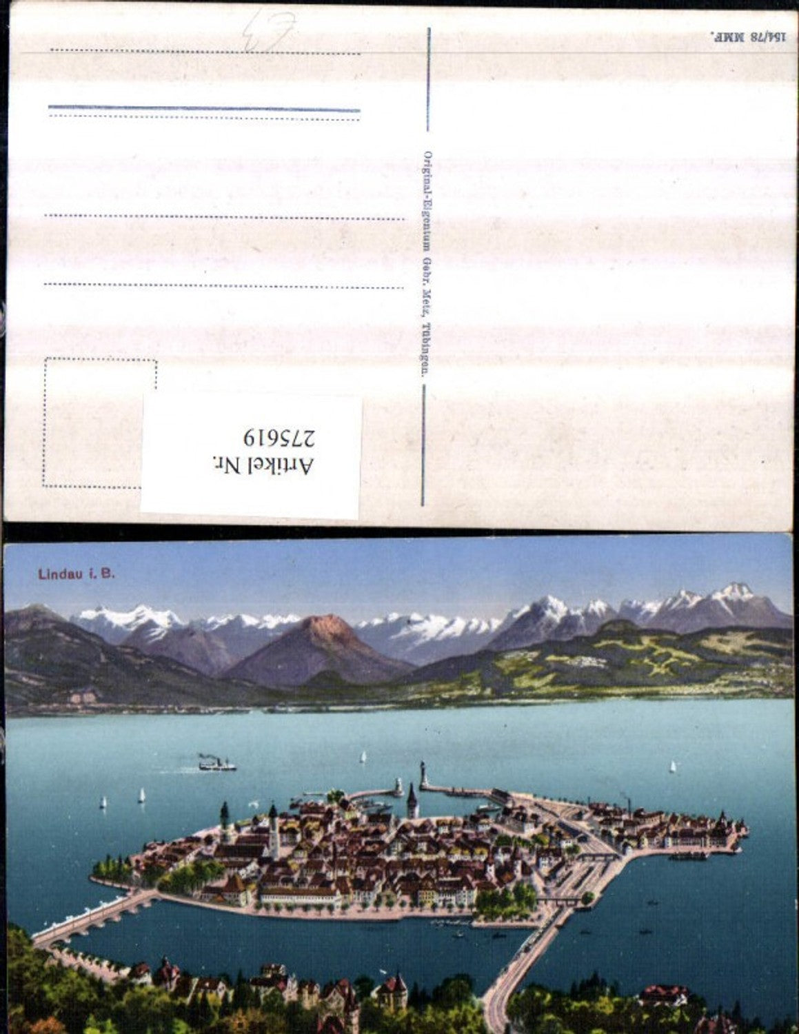 275619,Lindau im Bodensee Totale Bergkulisse