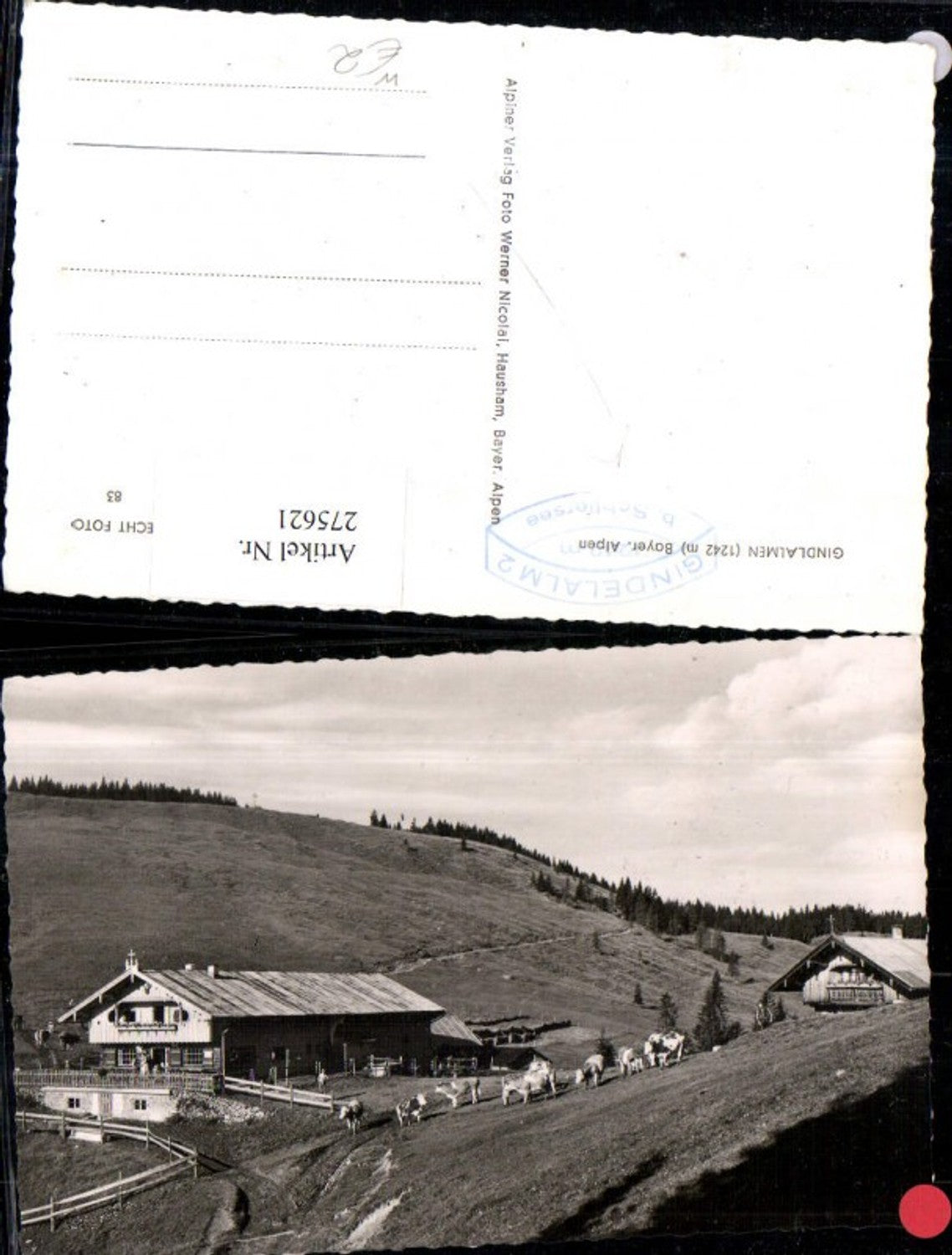 275621,Gindlalmen Almhütten b. Schliersee