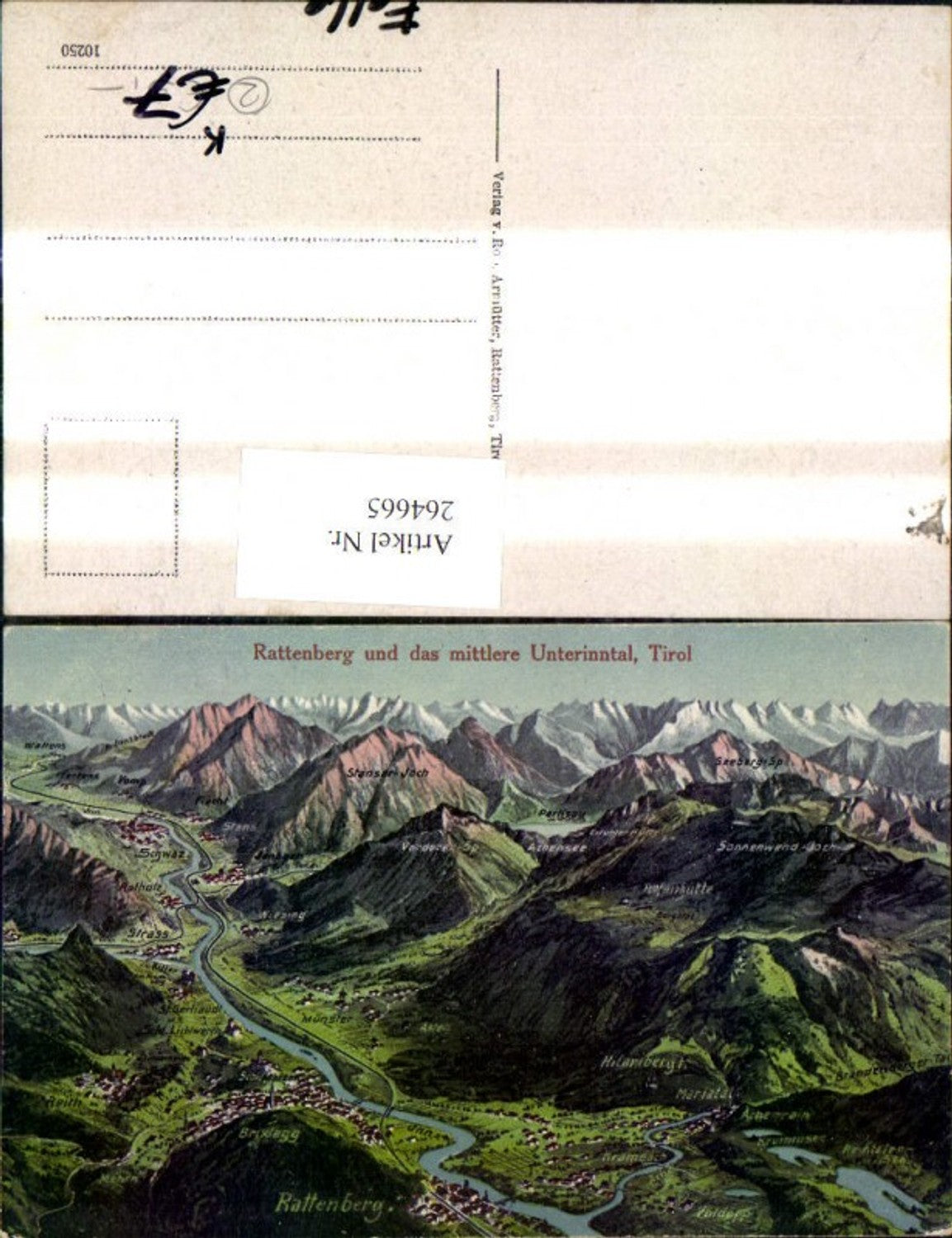 264665,Künstler Ak Eugen Felle Rattenberg u. d. mittlere Unterinntal Rattenberg Stans Schwaz