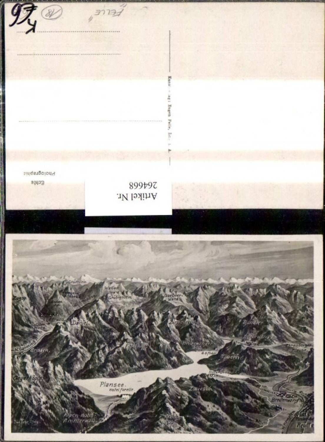264668,Künstler Ak Eugen Felle Plansee Breitenwang Heiterwang