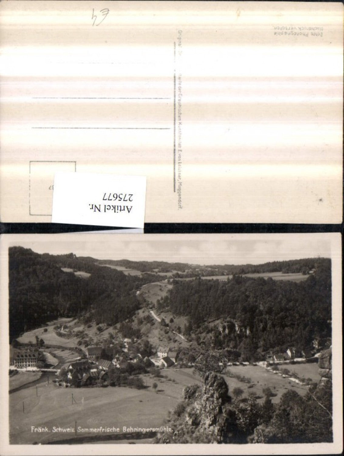 275677, Franconian Switzerland Behringersmühle Total