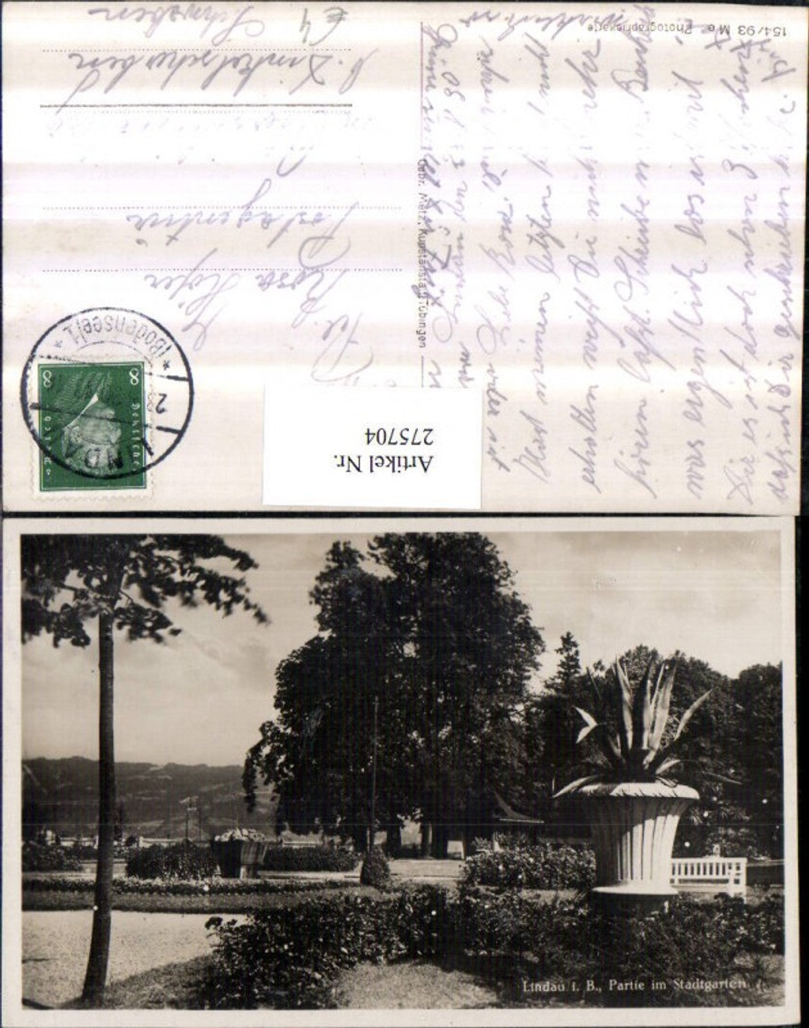 275704,Lindau im Bodensee Partie im Stadtgarten
