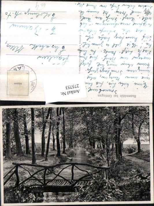 275753,Rasemühle b. Göttingen Partie an d. Rase Brücke