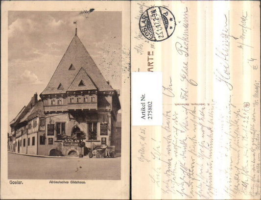 275802,Goslar Altdeutsches Gildehaus