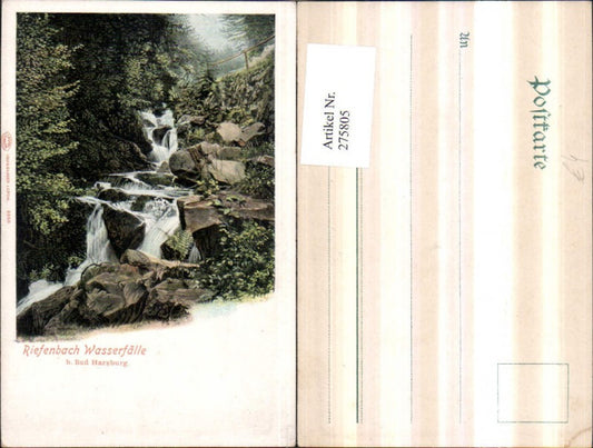 275805,Riefenbach Wasserfälle b. Bad Harzburg