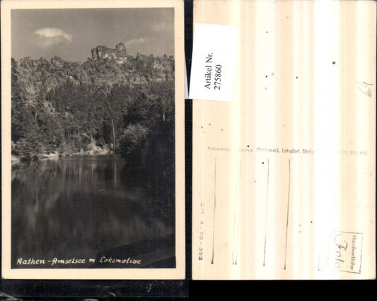 275860,Rathen Amselsee See m. Lokomotive Felsen