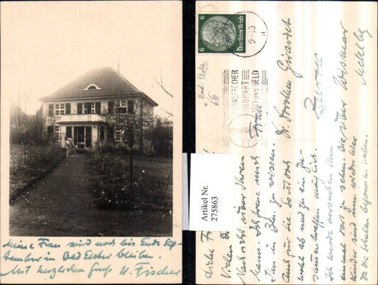 275863,Foto AK Bad Elster Hausansicht