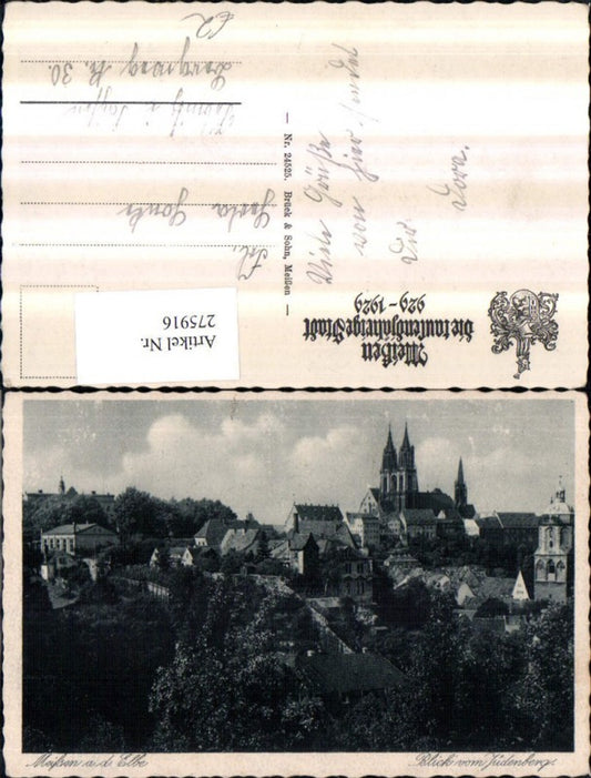 275916,Meißen an d. Elbe Teilansicht Blick vom Jüdenberg