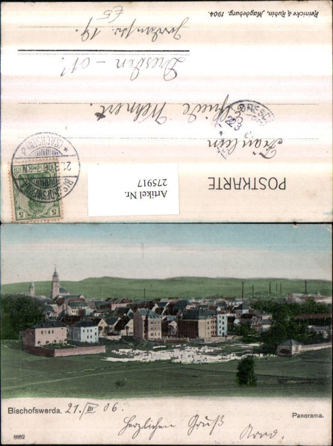 275917, Bischofswerda Total Panorama