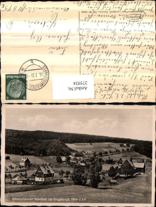 275924,Rehefeld im Ost-Erzgebirge Totale
