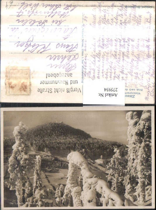 275934,Zittauer Gebirge Die Lausche Winterbild